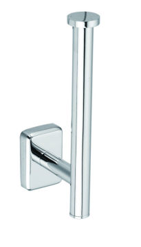 chrome plated brass spare toilet roll holder