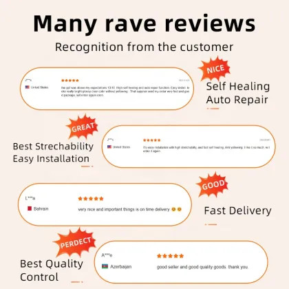 Top Quality Ashland Glue 7.5 Mil Anti-Yellowing TPU PPF Paint Protection Film