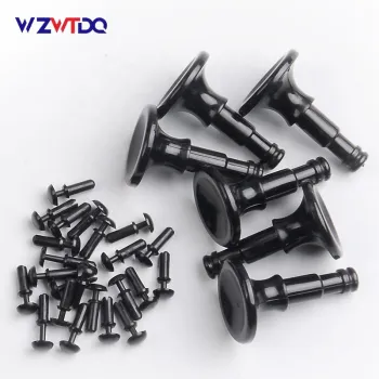 Nylon 66 Black White Snap Rivet Fasteners for Automobile Chassis