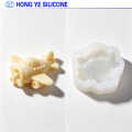Clear liquid silicone for art casting