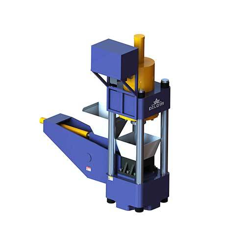 Automatic Bronze Swarfs Briquetting Machine Vertical briquetting Press For Brass chips Manufactory