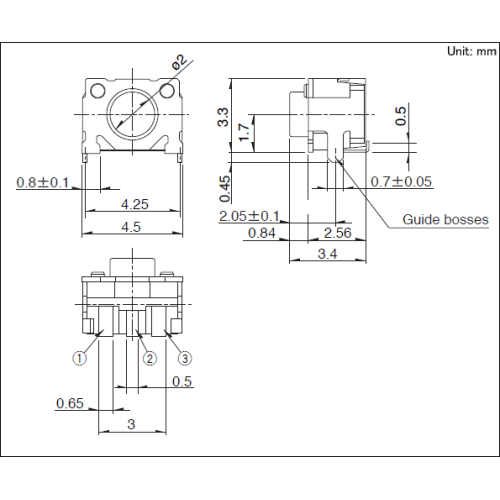 Alps Universal Surface Mount Switch