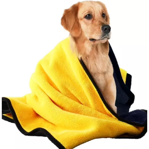 Serviette de bain de chien de chien d&#39;absorption de super