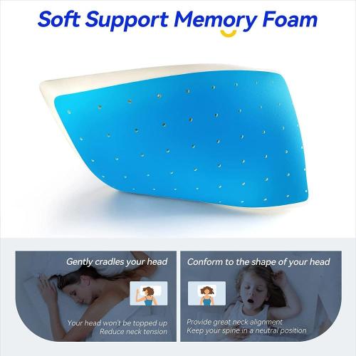 Stomach Sleeper Bed Pillows Ultra Thin Memory Foam Pillows Manufactory