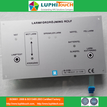 R-CON AB RCLF Alüminyum Backer Dokunsal Membrane Switch