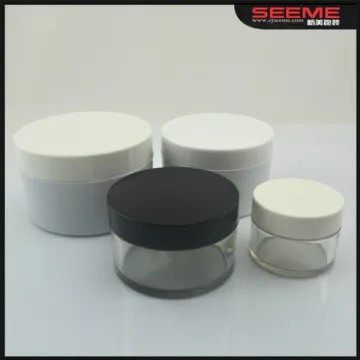PET Cosmetic Packaging Bath Salt Cream Gift Kilner Jar white cosmetic 100g cream jar plastic skincare container