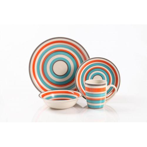 COLORFUL HANDPAINTED  TABLEWARE DINNER SET DINNERWARE