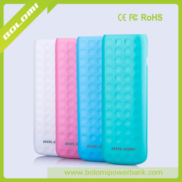 HOT selling large capacity of 10400 mAh mobile power supply with two LED flashlight, Smart phone charging treasure 8800mah.
