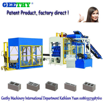 Qt10-15 Fully Automatic Line Concrete Brick Making Machine