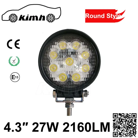 China Auto Parts 27W High-End Market ip67 led worklight