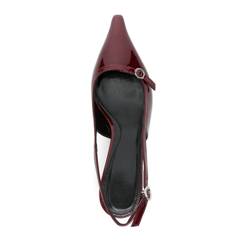 Stylish Patent Leather Stiletto High Heels for Women