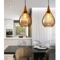 LEDER Mini Suspensions en Verre Lampes