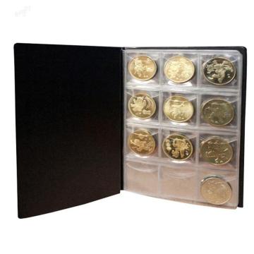120 PVC Coin World Coin Cases Holder Storage Holder Money Album Book 10 Page Coins Collection Photo Albums Collecting Home Decor