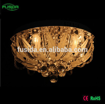 Ceiling lamp crystal indoor led flush mount ceiling light with Remove Control and Mp3