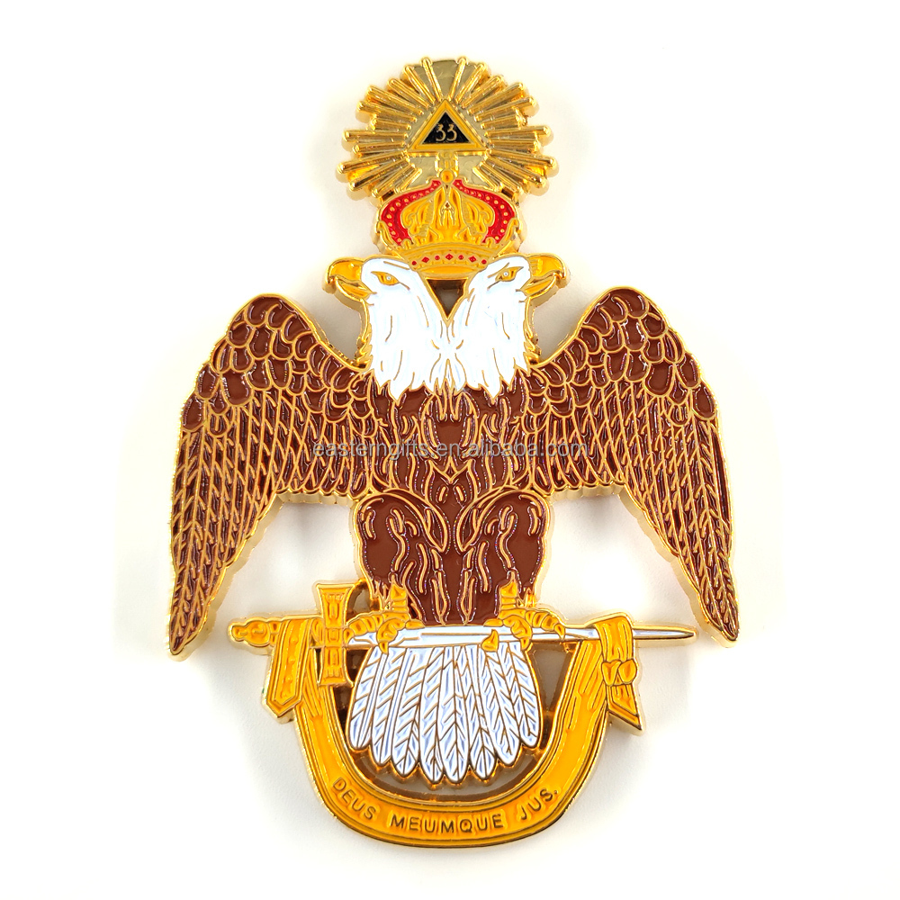 Scottish Rite Auto Emblem Customized Freemasonry Car Badges And Emblems: Grand Master Jewel ...