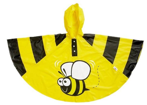 bee children rain poncho