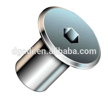 China fasteners manufacturer custom stainless steel flat head allen key bolts