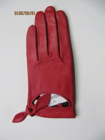 Fashion Lady′s Leather Gloves (JYG-27107)