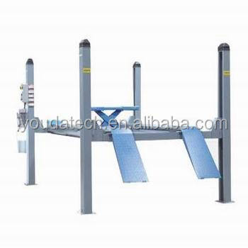 Youada 4 Post Mobil Lift Dengan Penyelarasan Roda