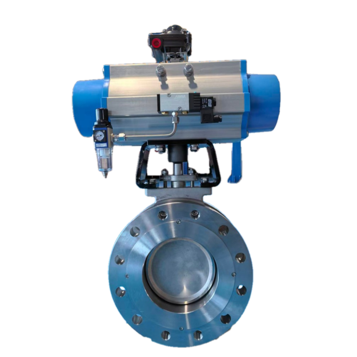 Van bướm khí nén chính xác - lệch tâm