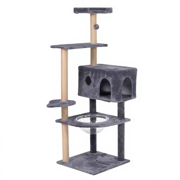 Thick Sisal Cat Scratcher Board Luxury Eco-Friendly Indoor Cat Tree Tower Large Size Multi-Level Climbing House Strong Support