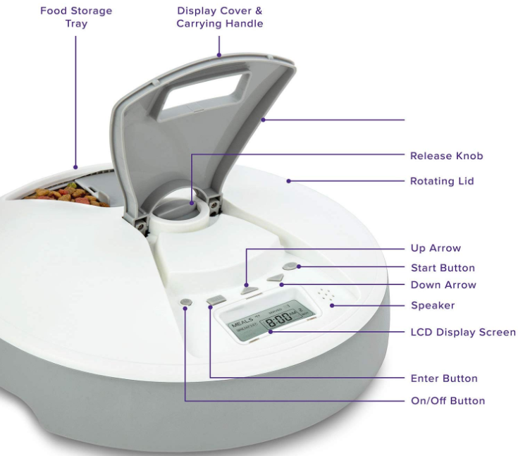 Portion Control Pet Feeder