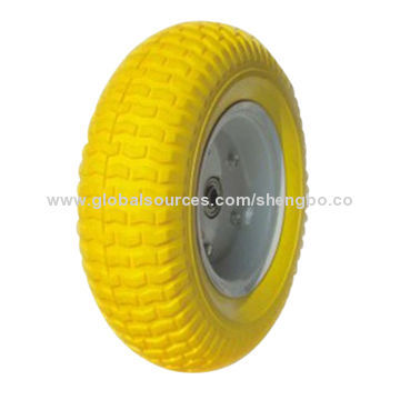 5.00-6 PU Foam (Epispastic) Wheel, Suitable for Low-speed Applications