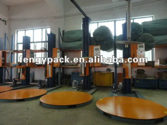 H21-C stretch wrapping machine with top hold down function