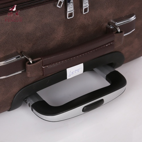 थोक उच्च गुणवत्ता यात्रा विंटेज पु सामान बैग