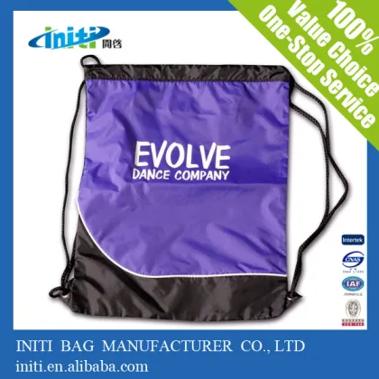 China supplier new products nylon bag with custom logo polyester slazenger backpack bag