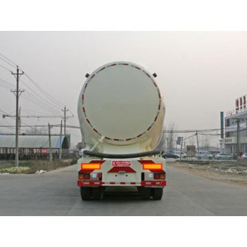 Transporte do material do pó do Tri eixo de 13m semi reboque