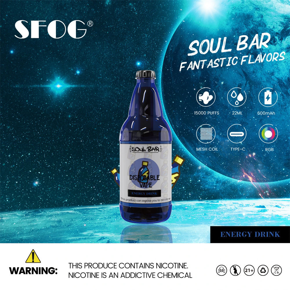 SFOG SOUL BAR 15000 puffs electronic cigarette Europe