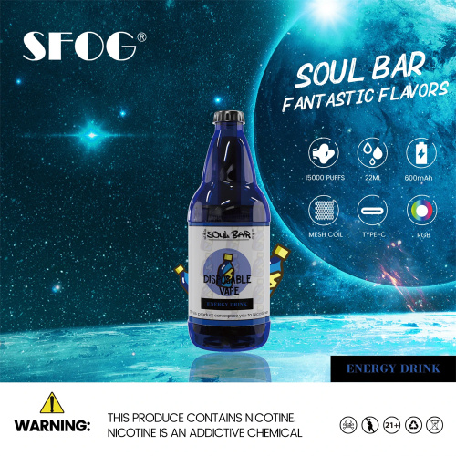 SFOG SOUL BAR 15000 puffs electronic cigarette Europe