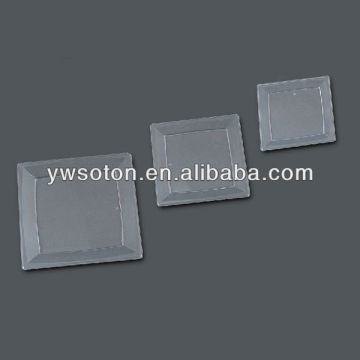 PS square plate disposable plastic plate injection plate