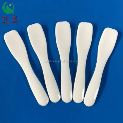 Glass Jar Face Cream with Cosmetic Facial Spatula and Plastic Spoon