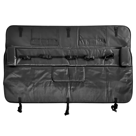 Sports Style Protector: Heavy Duty Tailgate Pickup Pad for Five Mountain Bikes - Special Model Car Tent