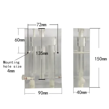 Nobo High-Quality Acrylic Accessories for Free Chlorine Sensor Circulation