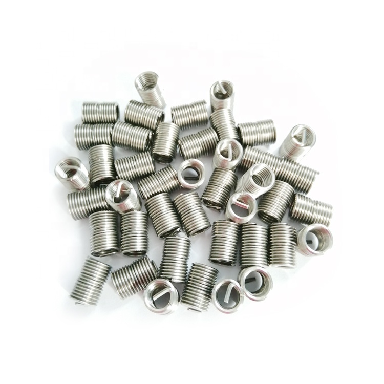 Factory Supply Stainless Steel Screw Fasteners Locking Inserts Natural Surface Treatment Machinery Application Packed Cartons