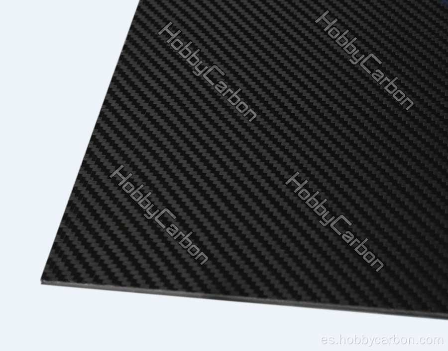 Placa de tela de lámina de fibra de carbono 3k de alta presión