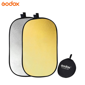 Flash godox 2-in-1ポータブル楕円形の反射器
