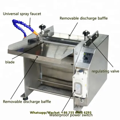 Multifunctional Sturgeon Fish Skin Off Machine - Skate Fish Skin Scraping & Trout Skin Remover for Restaurants