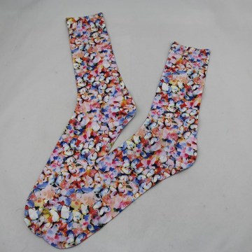 MSP-334 Hot Sell quality custom design men dye sublimated socks colorful socks