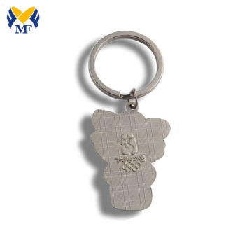 custom souvenir enamel keychain with logo