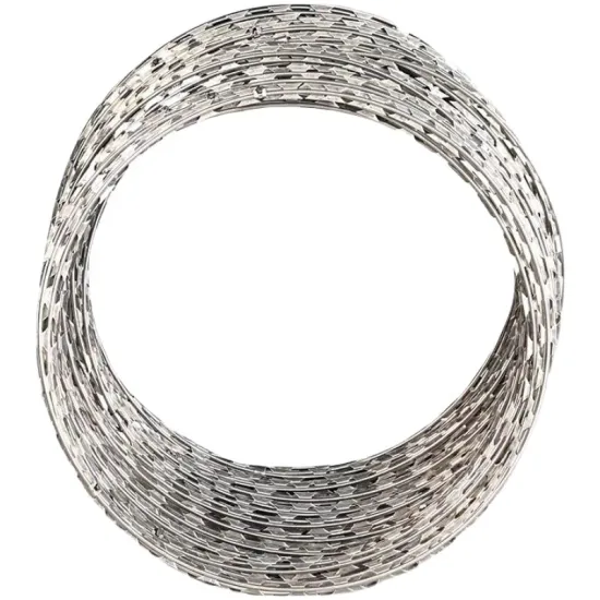 Stainless Steel Welded Razor Barbed Wire Mesh Fence - Galvanized