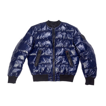 shiny nylon  Fake Down Jacket