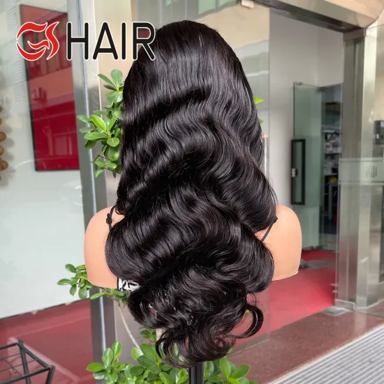 HD Lace Front Wig: GS Raw Brazilian Virgin Body Wave Hair for Black Women - Wholesale 360 Lace Frontal Wig