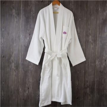 Wholesale Fashion Comfortable 100% Cotton Velour Hotel Bathrobe