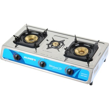 SS 3 Burner Cooking Table Gas Stove
