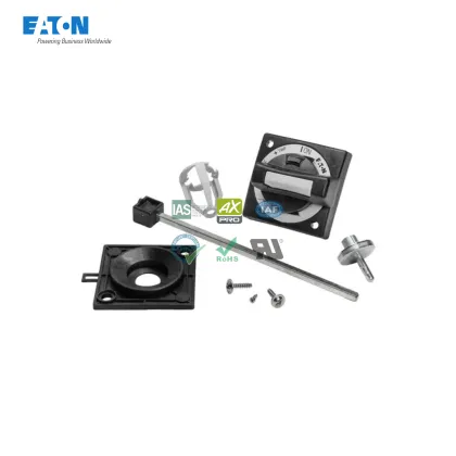 EATON Original M22-WRK Non-Illuminated Selector Switch White+Black Silver Bezel Knob Toggle