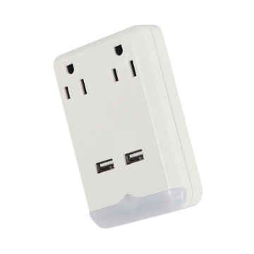 Universal US Adapter Conversion Plug with Built-in Night Light: Your All-in-One Travel Power Solution